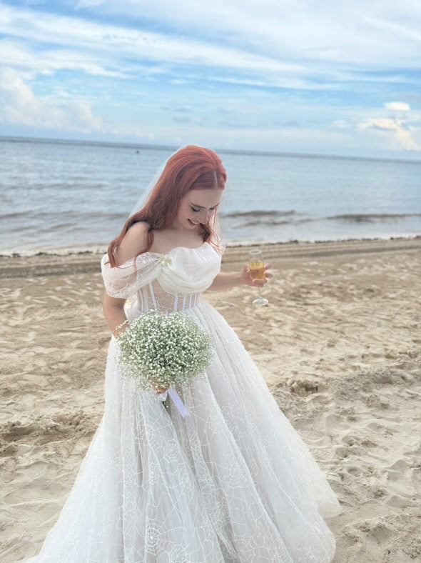 Spiderweb Wedding Dress