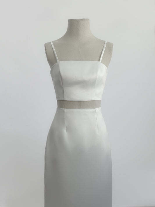 Clavel Long Top and Skirt Set