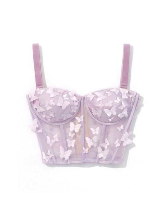 Lilac Butterfly Bustier size 4-6